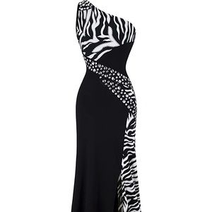 Zebra print dress